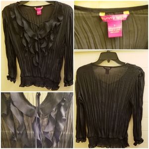 Sunny Leigh Lacy Sheer Top